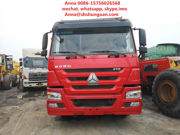 China Vermelho 30 toneladas de caminhão de caminhão basculante transmissão manual do peso do veículo de 13000 quilogramas fornecedor