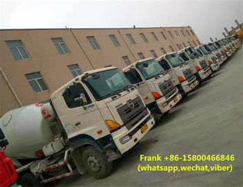 China Transmissão manual do caminhão durável do misturador concreto de Hino 12000 quilogramas de peso da máquina fornecedor