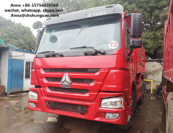 China Euro de HOWO 375 3 caminhões basculantes usados uma operação fácil de 9000 * 2500 * 3500 milímetros fornecedor