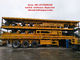 China 40 toneladas de suspensão mecânica usada carga útil da mola de lâmina dos reboques do caminhão exportador