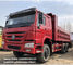 China Howo diesel 375 usou a caixa de 25-30 toneladas da descarga da capacidade 16-20 Cbm dos caminhões basculantes exportador
