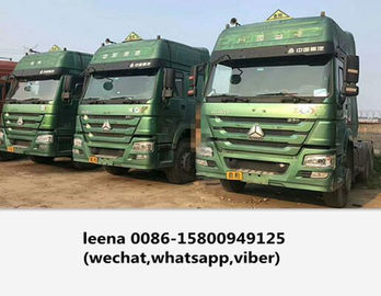 China Caminhão diesel usado da cabeça do reboque de Howo cabeça do trator de 375/10 veículos com rodas feita em 2015 distribuidor