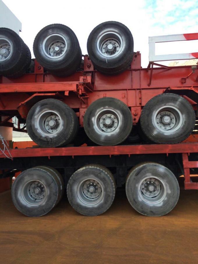40 toneladas de suspensão mecânica usada carga útil da mola de lâmina dos reboques do caminhão