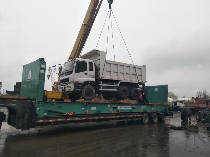 Vermelho 30 toneladas de caminhão de caminhão basculante transmissão manual do peso do veículo de 13000 quilogramas